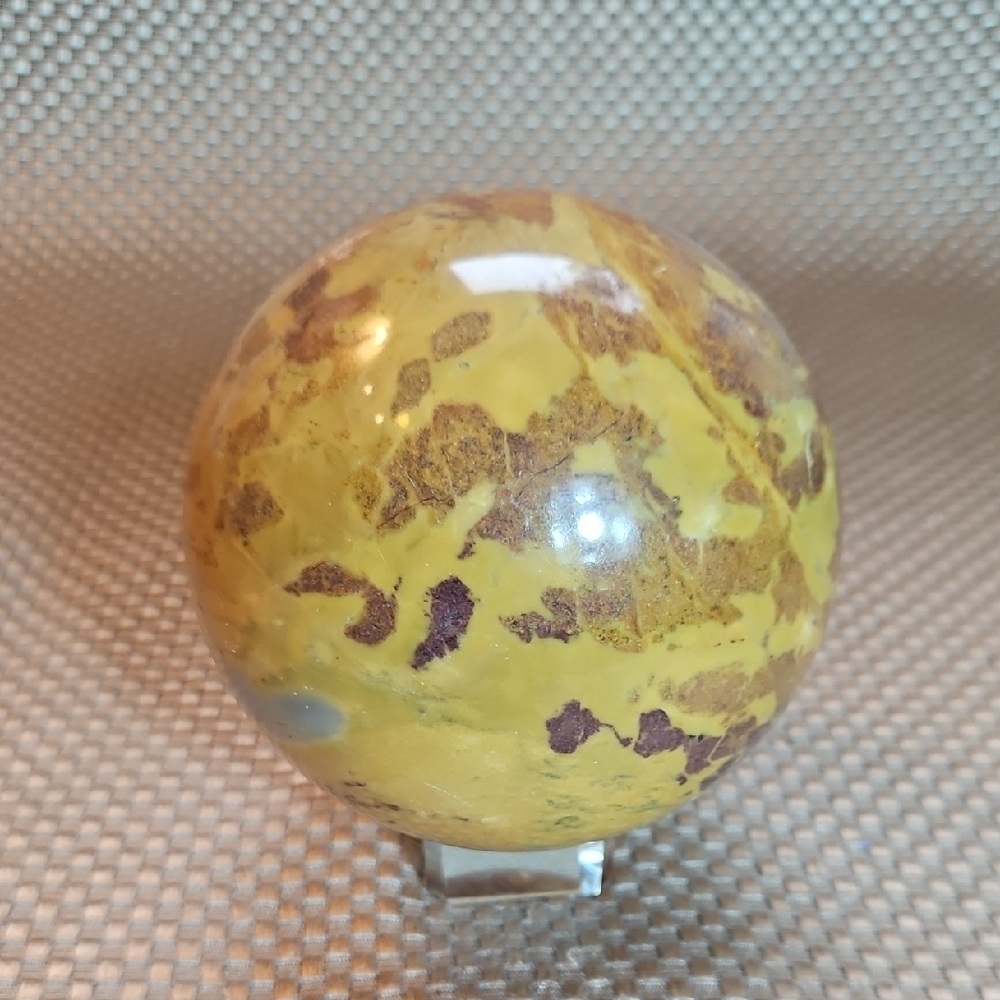 Natural Jasper Huge 100mm, 4" Diameter, 12" Circum, 1460 grams 3.35 lbs Approx